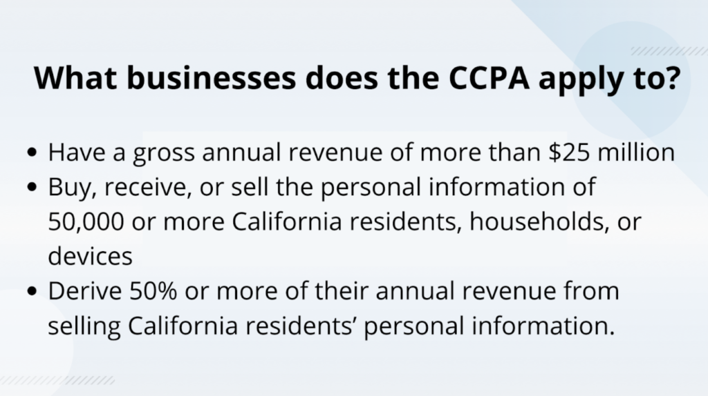 What to know about CCPA